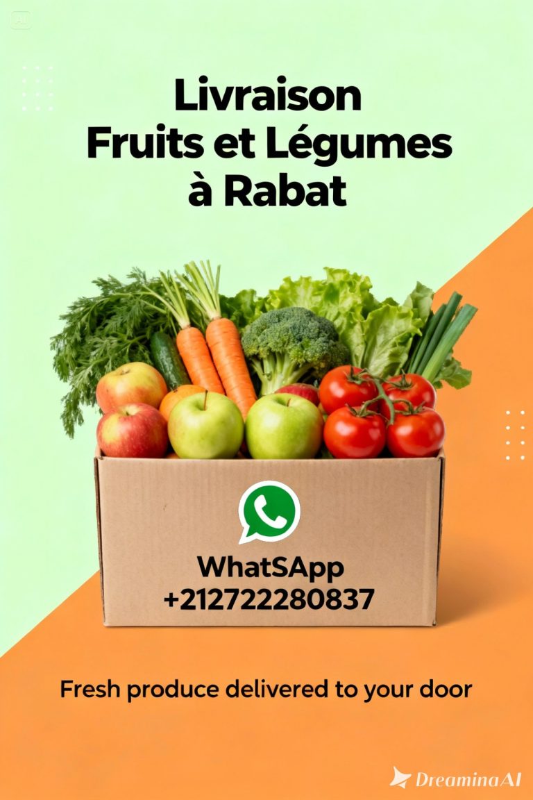 livraison fruits et légumes à domicile rabat