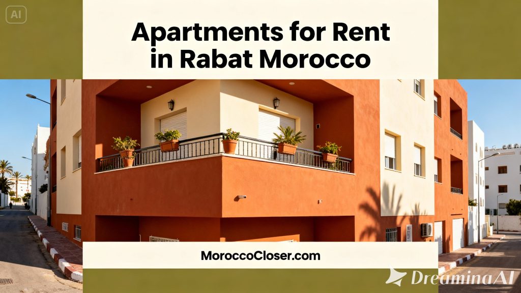 Rent apartment in Rabat city center